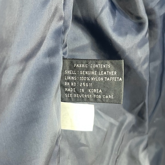 Avanti Sz Medium Vintage Double Breasted Navy Suede Military Jacket - Picture 4 of 10